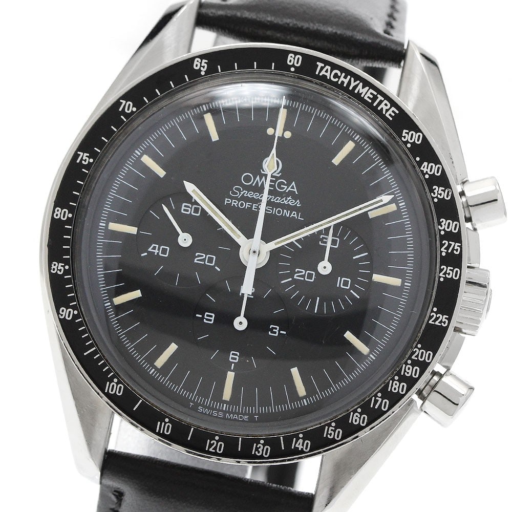 Omega Speedmaster Professional Moonwatch Cal 861 Japan: Omega Speedmaster Professional Moonwatch Cal 861 Japan This Omega Speedmaster Professional Moonwatch Caliber 861 is a Swiss-made men's wristwatch. It features the iconic design and craftsmanship that 