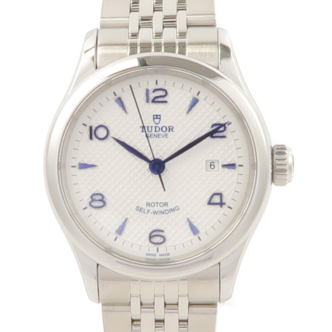 TUDOR 1926 Silver Stainless Steel Automatic Men's Wristwatch 91350: TUDOR 1926 Silver Stainless Steel Automatic Men's Wristwatch 91350 This TUDOR 1926 automatic wristwatch features a stainless steel case and band, both in a classic silver tone. Designed for men, it ha