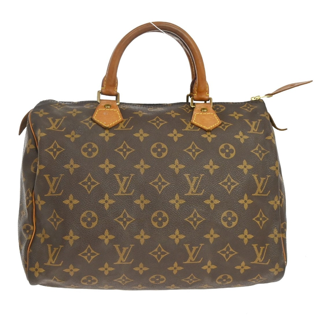 Louis Vuitton Speedy 40 Monogram Canvas Duffle Bag: Louis Vuitton Speedy 40 Monogram Canvas Duffle Bag This is a vintage Louis Vuitton Monogram Speedy 40 duffle handbag, crafted from iconic monogram canvas with leather trim. The bag features double han