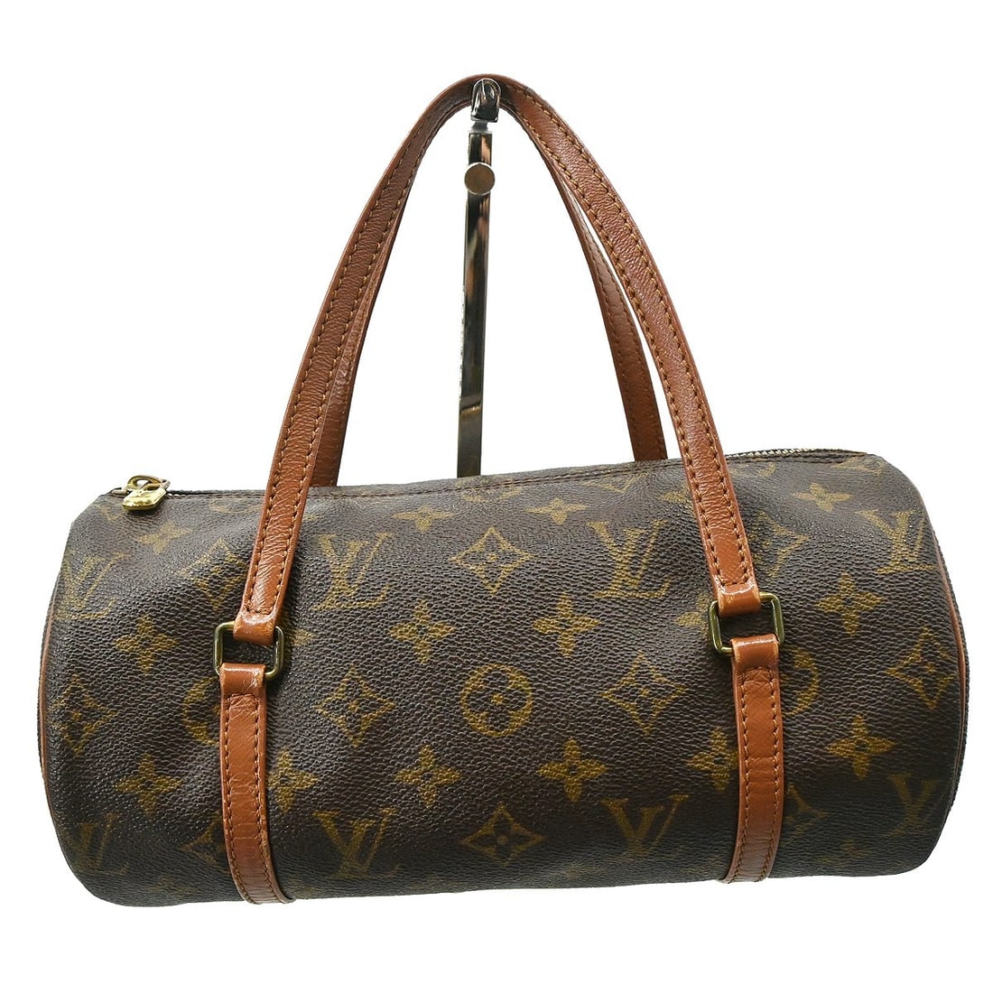 Louis Vuitton Papillon 26 Monogram Top Handle Bag: Louis Vuitton Papillon 26 Monogram Top Handle Bag This Louis Vuitton Papillon 26 handbag features the iconic monogram canvas with leather accents and double handles. Designed in a medium size, it offe