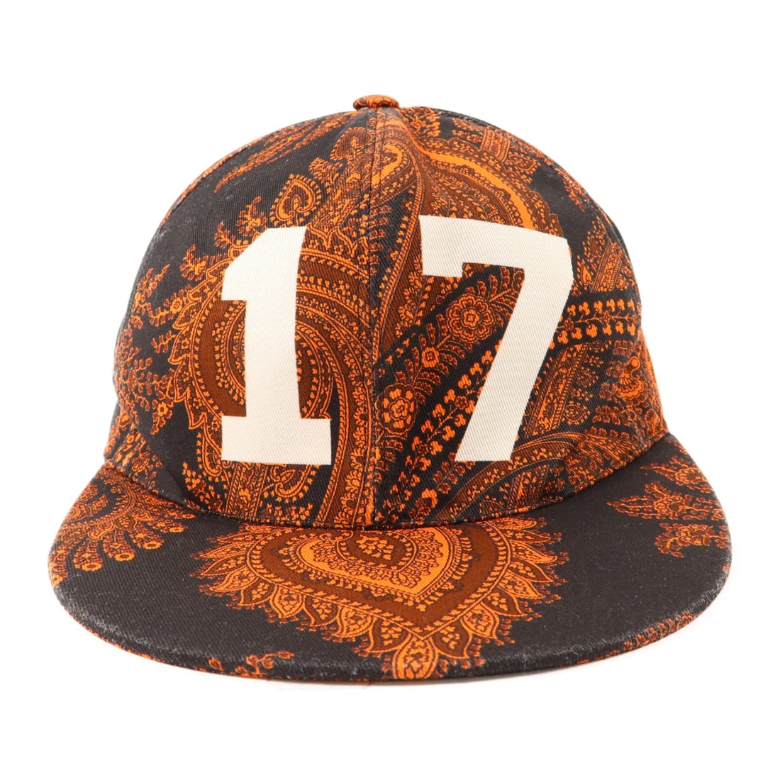 Black and Orange Cotton Cap by GIVENCHY Unisex: Black and Orange Cotton Cap by GIVENCHY Unisex This Givenchy cap features a stylish black and orange design crafted from cotton. Suitable for unisex wear, it offers a versatile accessory option with a