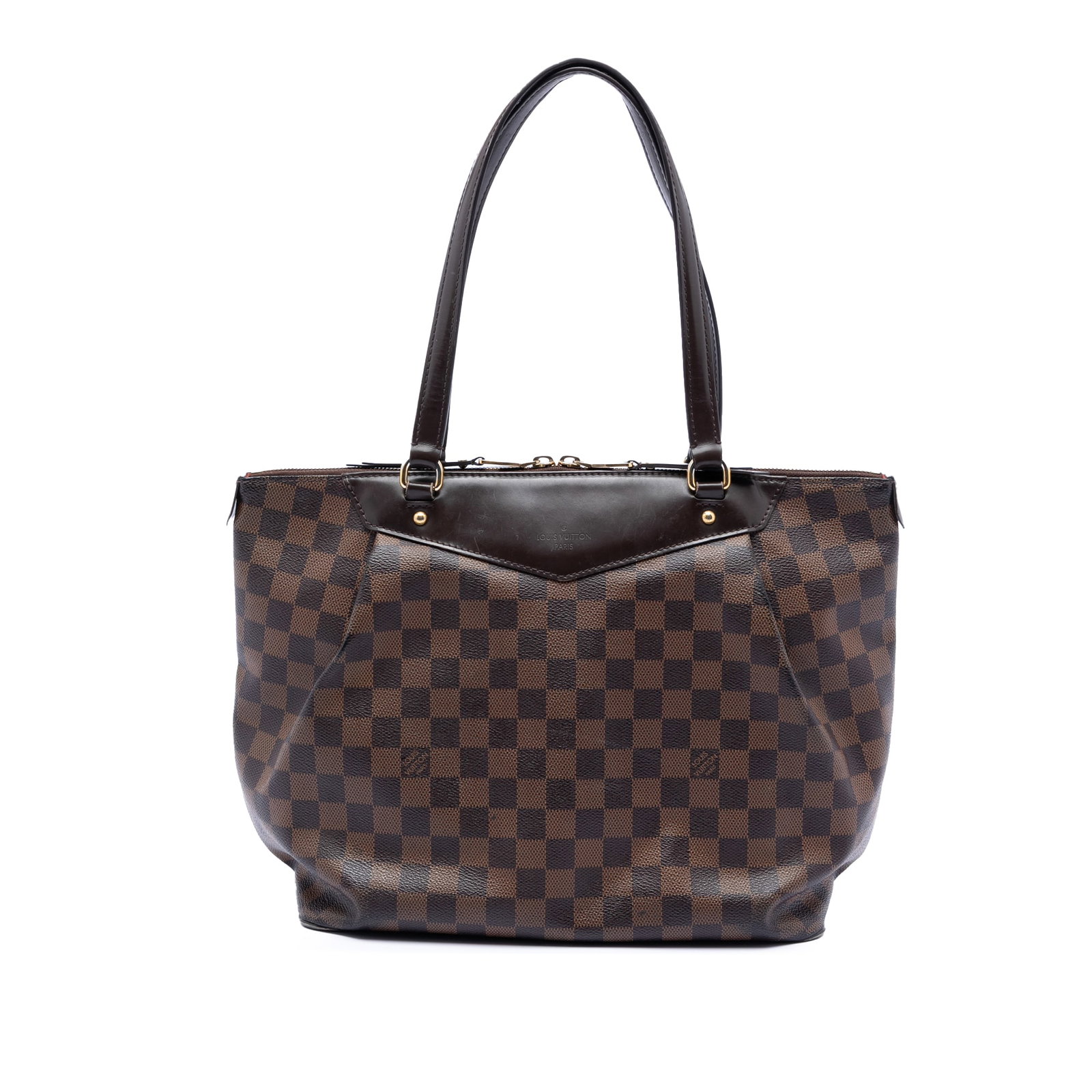 Louis Vuitton Westminster GM Brown Damier Ebene Canvas Shoulder Bag (1 of 7)