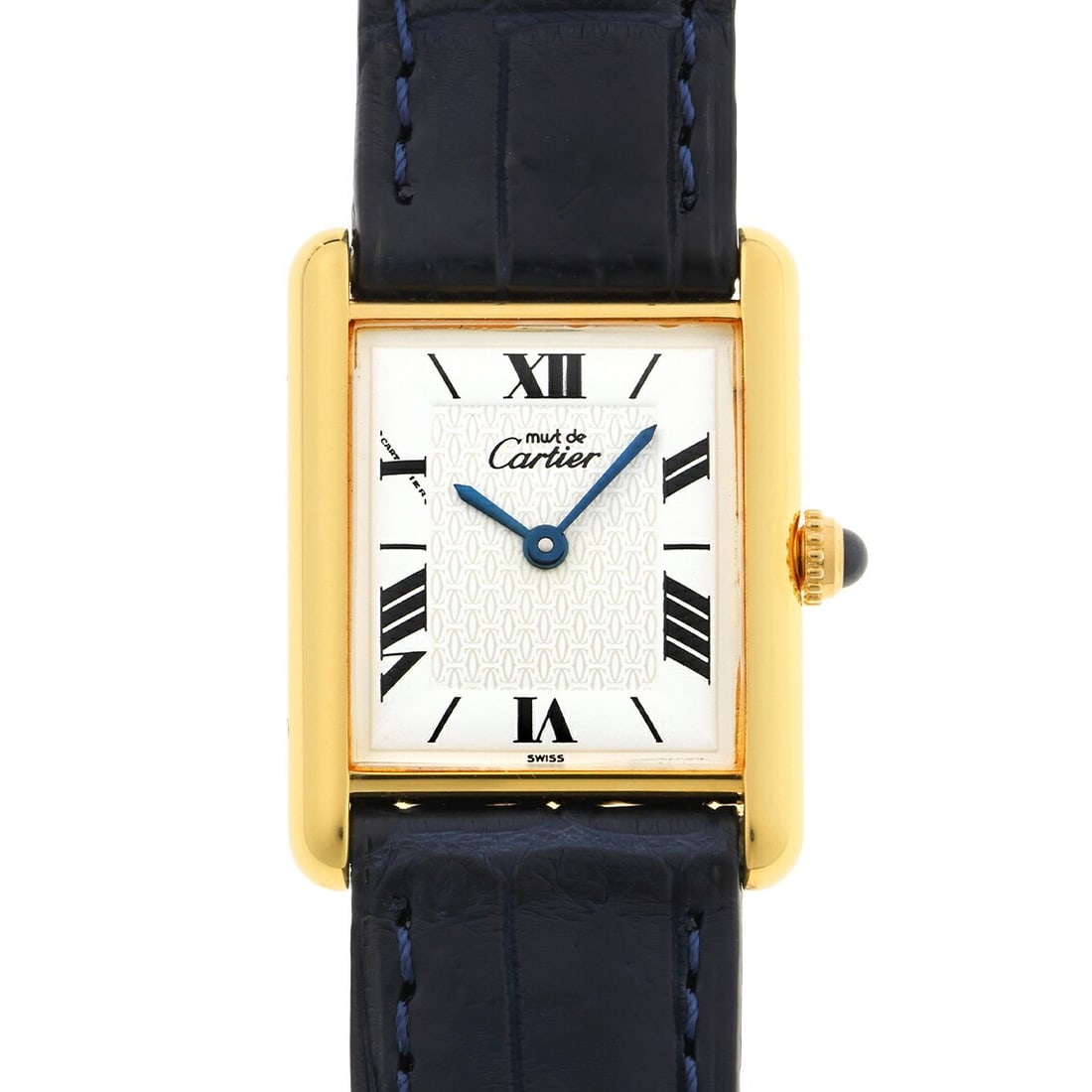 Cartier Must Tank LM Vermeil Quartz White Dial Vintage Wristwatch (1 of 7)