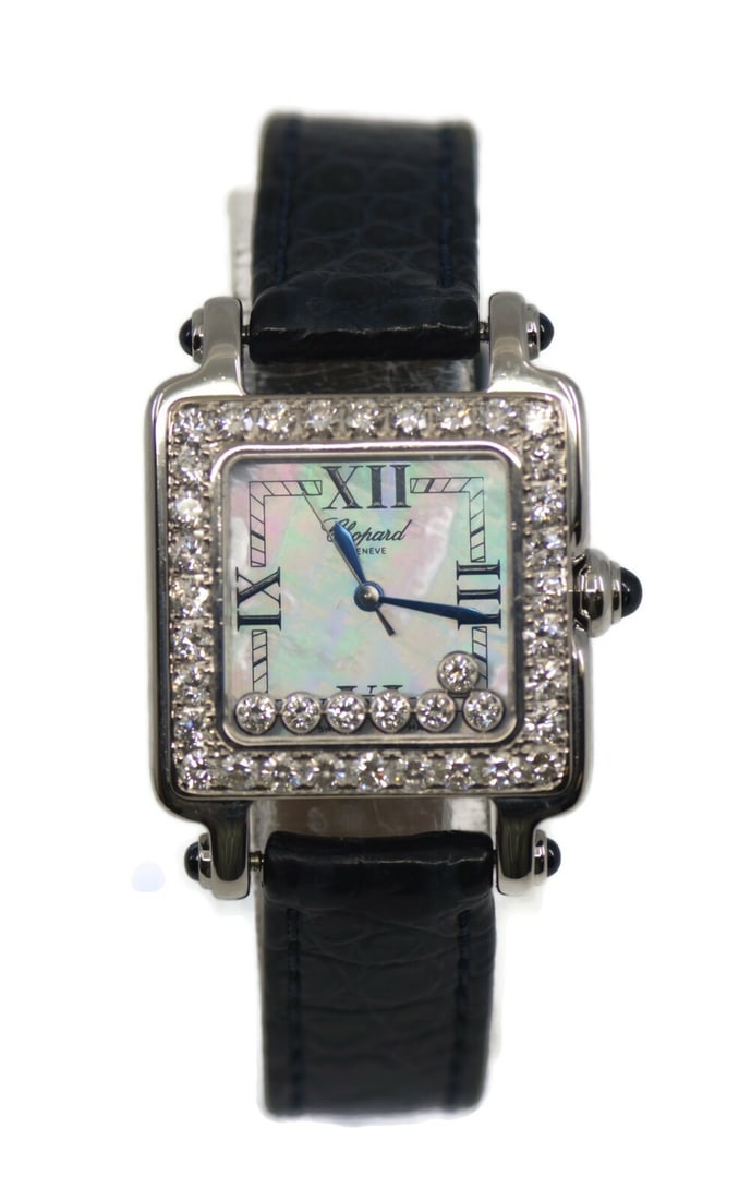 Chopard Happy Sport Diamond Bezel Stainless Steel Watch 278329: Chopard Happy Sport Diamond Bezel Stainless Steel Watch 278329 Discover the Chopard Happy Sport Diamond Stainless Steel Watch, a perfect blend of elegance and sporty design. This exquisite wristwatch 