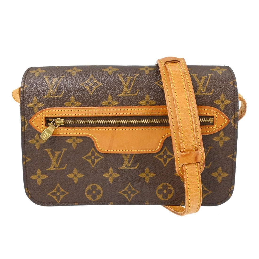 Louis Vuitton Saint Germain 24 Monogram Canvas Crossbody Bag: Louis Vuitton Saint Germain 24 Monogram Canvas Crossbody Bag This is a vintage Louis Vuitton Saint Germain 24 shoulder bag crafted from signature monogram canvas leather. The medium-sized bag features