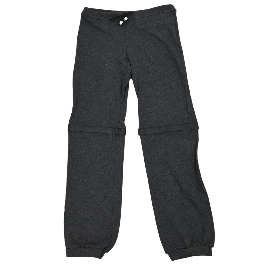 Chanel Vintage Dark Gray Ankle Pants #38 2way Cotton Cashmere (1 of 10)