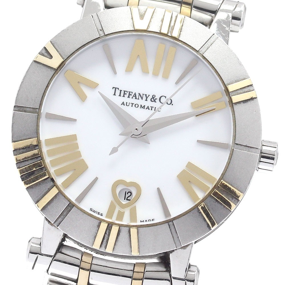 Tiffany Atlas Date Automatic Womens Watch Z1300 68 16A20A00A (1 of 6)