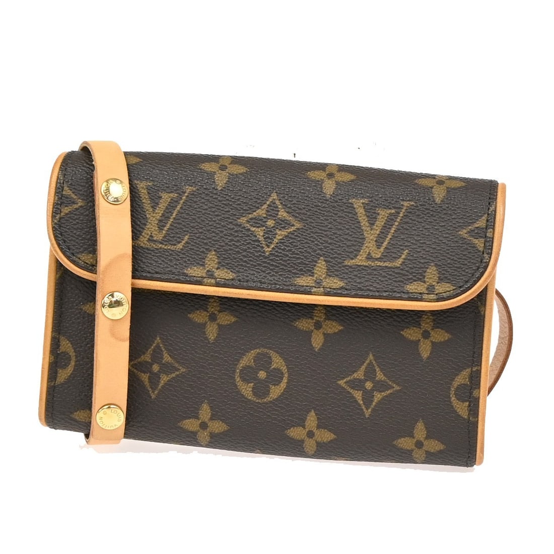 Monogram Canvas Florentine Waist Bag by Louis Vuitton: Monogram Canvas Florentine Waist Bag by Louis Vuitton This Louis Vuitton Florentine Waist Bag features the iconic monogram canvas in brown, designed specifically for women. Crafted in France, the bag 