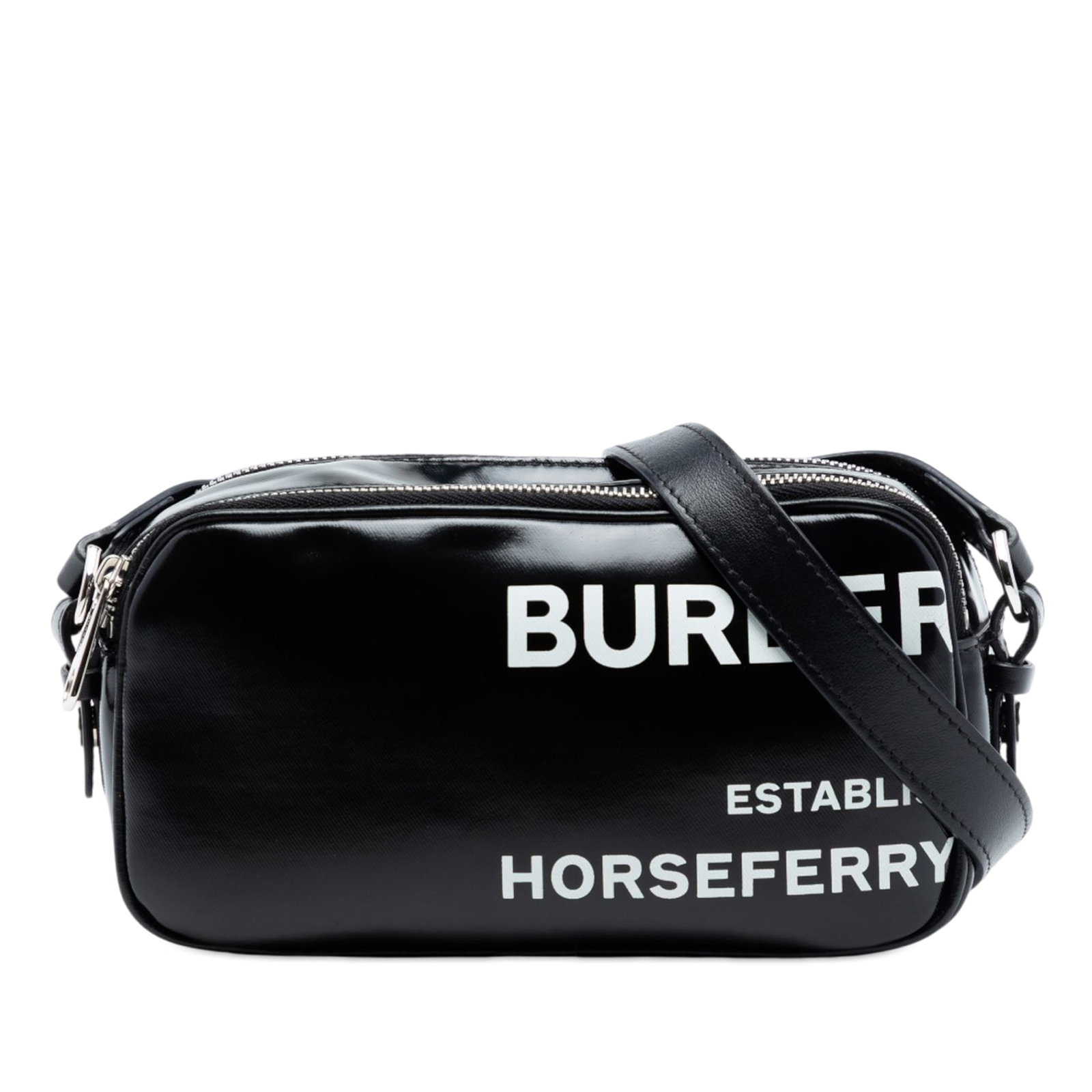 Burberry Horseferry coated canvas crossbody camera bag (1 of 7)