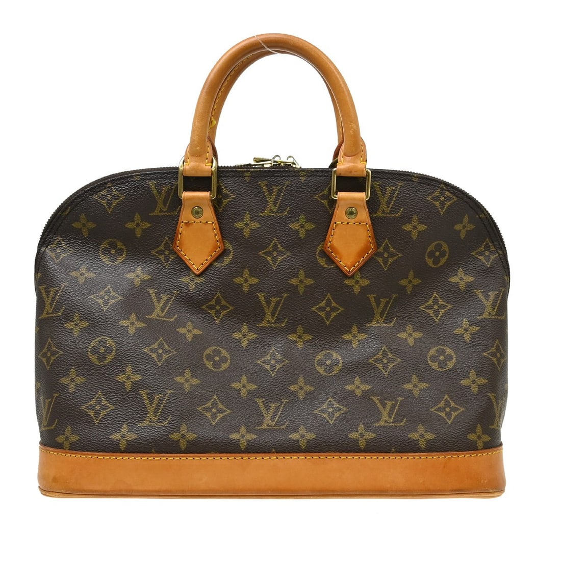 Louis Vuitton Alma Monogram Canvas Brown Handbag: Louis Vuitton Alma Monogram Canvas Brown Handbag This Louis Vuitton Alma Handbag features the iconic Monogram canvas in brown. Designed for women, it is crafted from durable canvas and made in France.