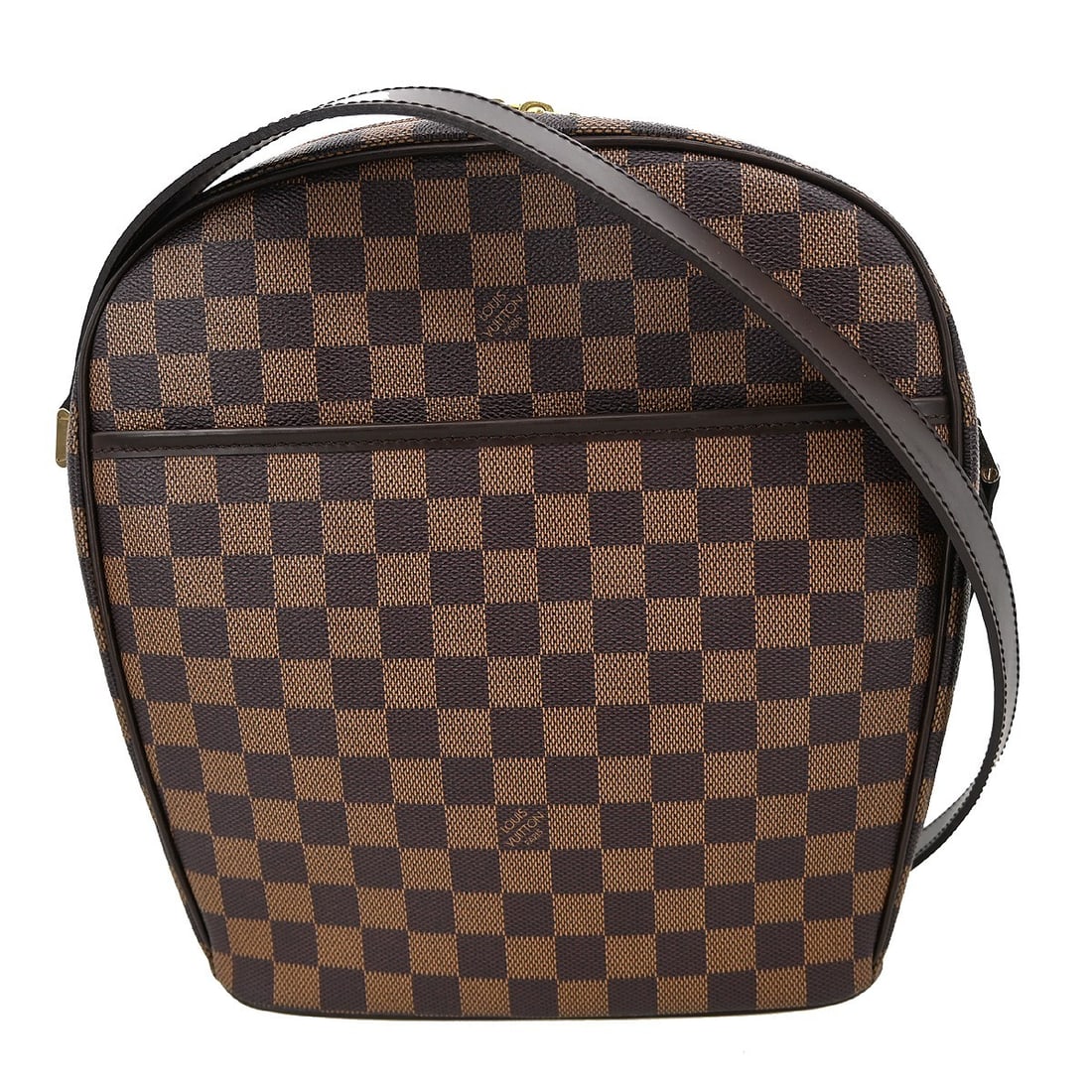 Louis Vuitton Ipanema GM Damier Canvas Shoulder Bag: Louis Vuitton Ipanema GM Damier Canvas Shoulder Bag This Louis Vuitton Ipanema GM shoulder bag features the iconic Damier canvas leather in a classic brown tone. Designed with a medium size, it offers