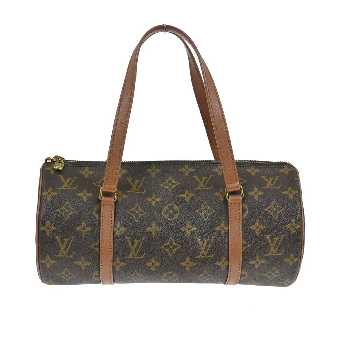 Louis Vuitton Monogram Papillon 30 Brown Canvas Handbag: Louis Vuitton Monogram Papillon 30 Brown Canvas Handbag This Louis Vuitton Papillon 30 handbag features the iconic Monogram canvas exterior with brown leather double handles. Designed for casual occas