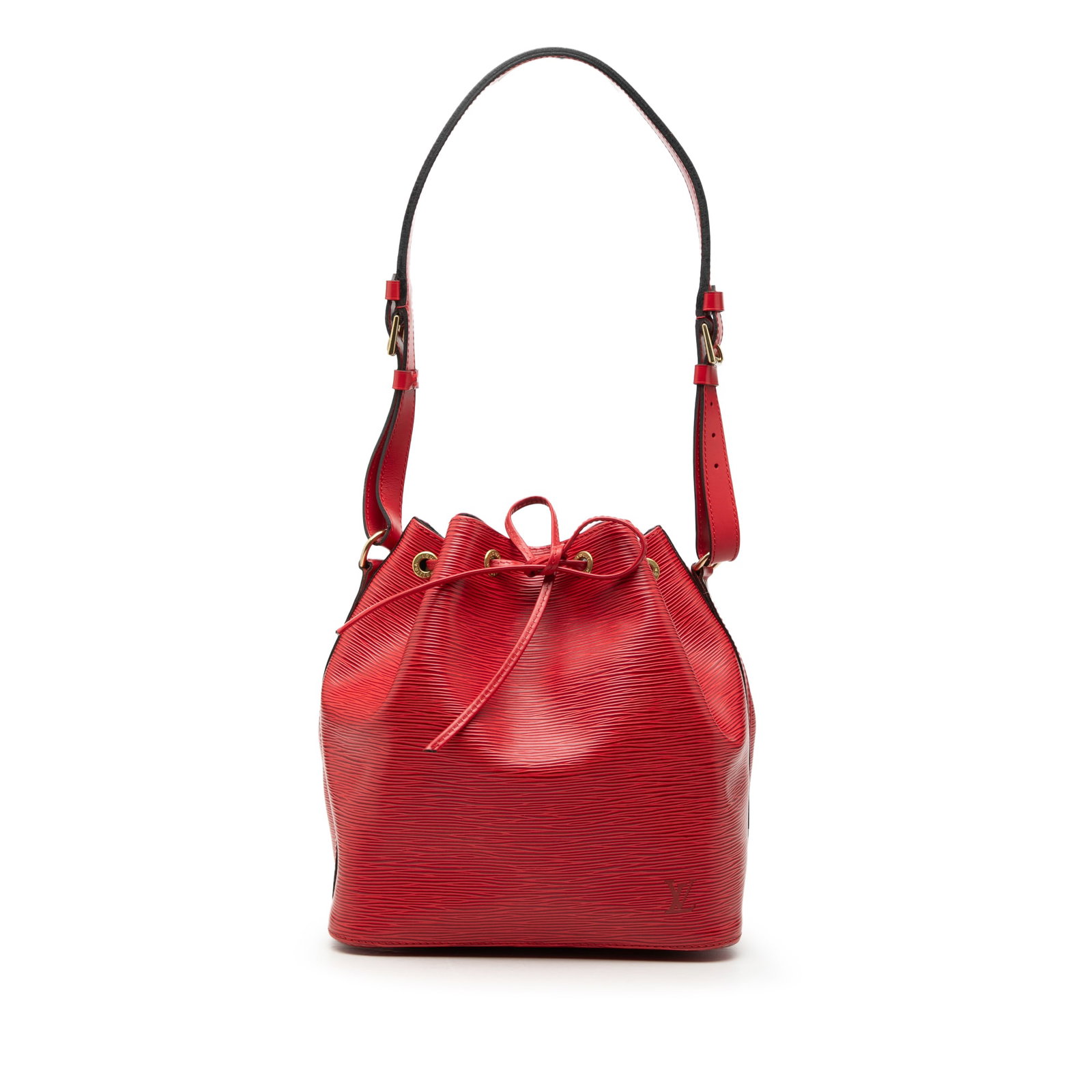 Louis Vuitton Epi leather Petit Noe red drawstring bag (1 of 7)