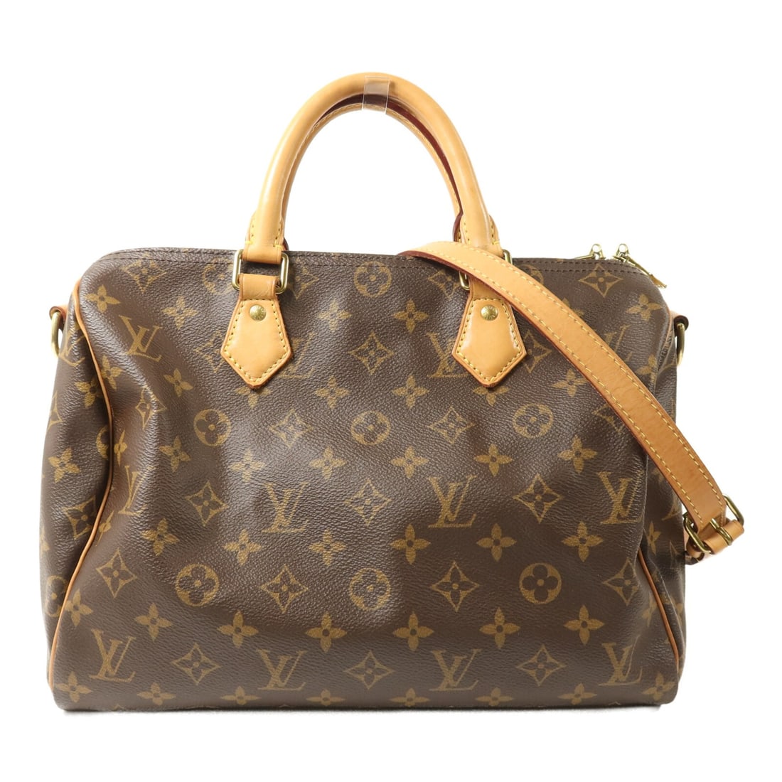 Louis Vuitton Speedy Bandouliere 30 Monogram 2way Shoulder Bag GHW: Louis Vuitton Speedy Bandouliere 30 Monogram 2way Shoulder Bag GHW This Louis Vuitton Speedy Bandouliere 30 is a versatile 2-way shoulder bag crafted from PVC coated canvas in the iconic Monogram patt