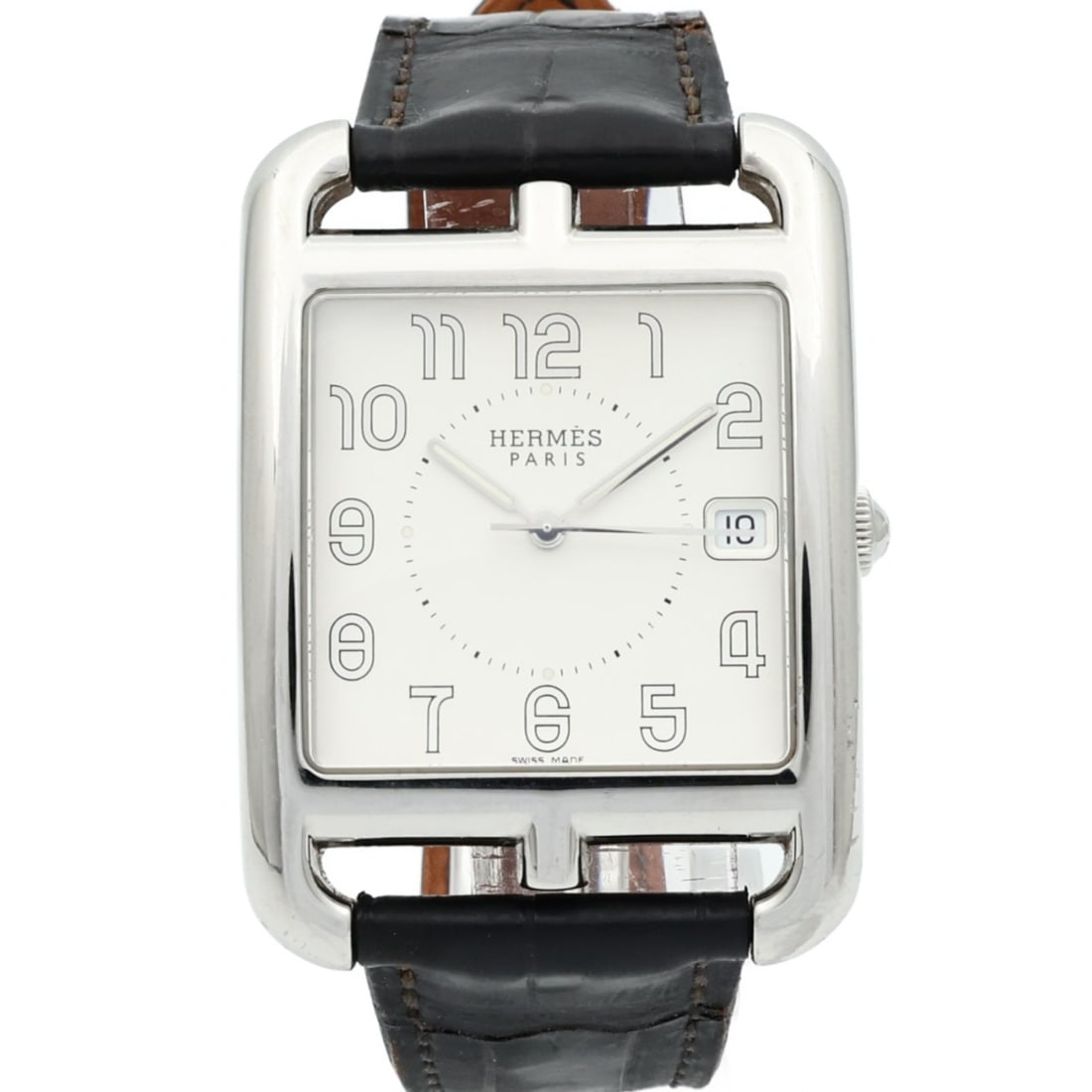 Hermes Cape Cod CC1.810 Quartz Stainless Steel White Dial Watch (1 of 14)