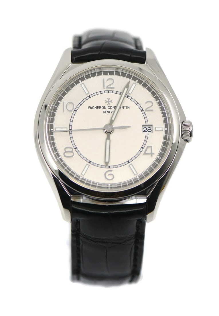 Fiftysix Automatic Stainless Steel Men's Wristwatch 40mm with Box and Papers: Fiftysix Automatic Stainless Steel Men's Wristwatch 40mm with Box and Papers The Vacheron Constantin Fiftysix Stainless Steel Watch Ref. 4600E is a pre-owned men's wristwatch featuring a mechanical au