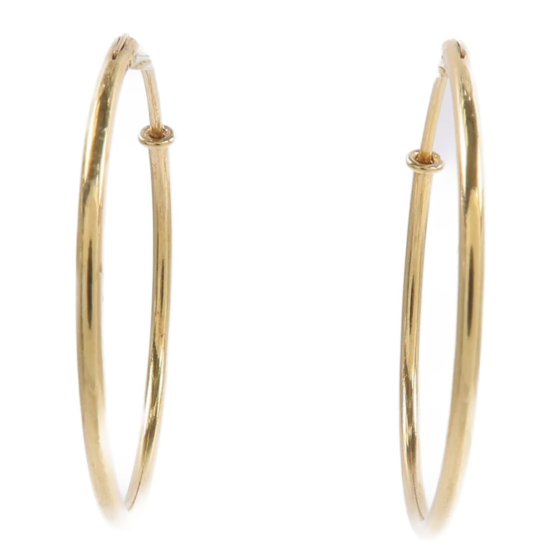 JEWELRY 14K Yellow Gold Pierced Earrings GHW (1 of 7)