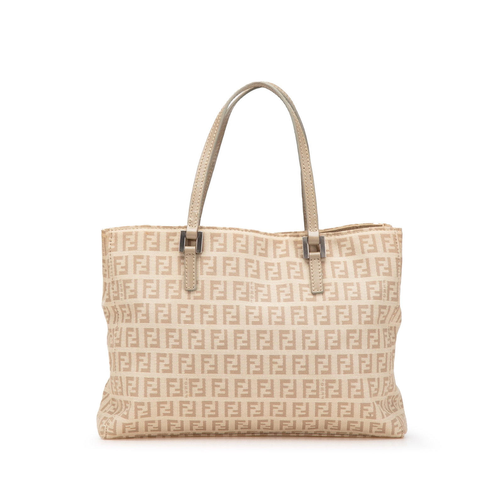 Fendi Zucchino Canvas Tote Bag Italian Fabric Brown: Fendi Zucchino Canvas Tote Bag Italian Fabric Brown The Fendi Zucchino Canvas Tote is a stylish and functional accessory, crafted in Italy. This tote features a durable canvas body adorned with the ic