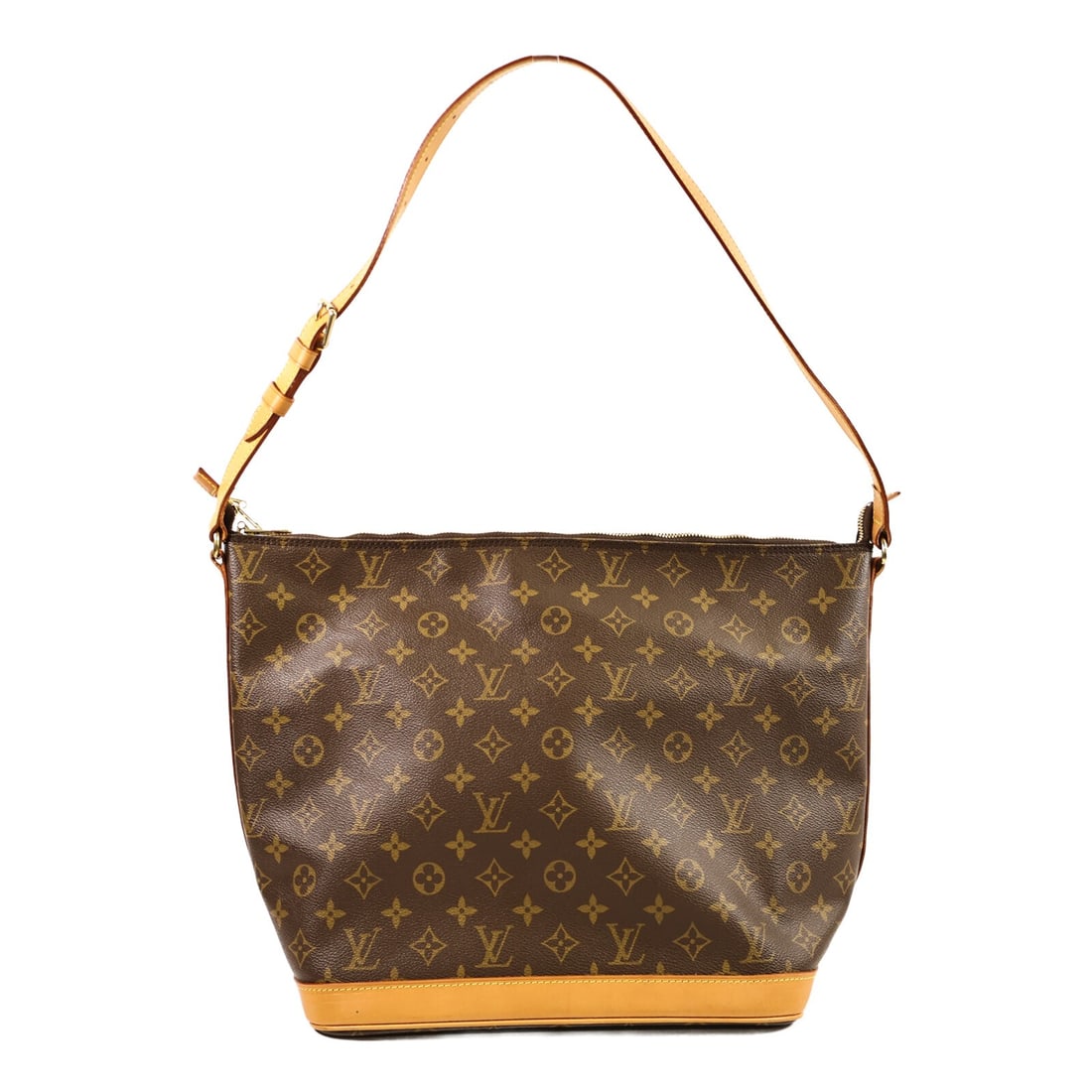 Louis Vuitton Amfar Three monogram brown shoulder bag GHW M47275: Louis Vuitton Amfar Three monogram brown shoulder bag GHW M47275 This Louis Vuitton Amfar Three shoulder bag features the classic monogram pattern in brown PVC coated canvas. Designed for women, it of