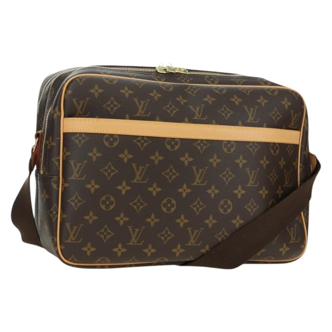 Louis Vuitton Reporter GM Monogram Canvas Shoulder Bag M45252: Louis Vuitton Reporter GM Monogram Canvas Shoulder Bag M45252 This Louis Vuitton Monogram Reporter GM Shoulder Bag features the signature monogram canvas and is crafted in France. Designed for women, 