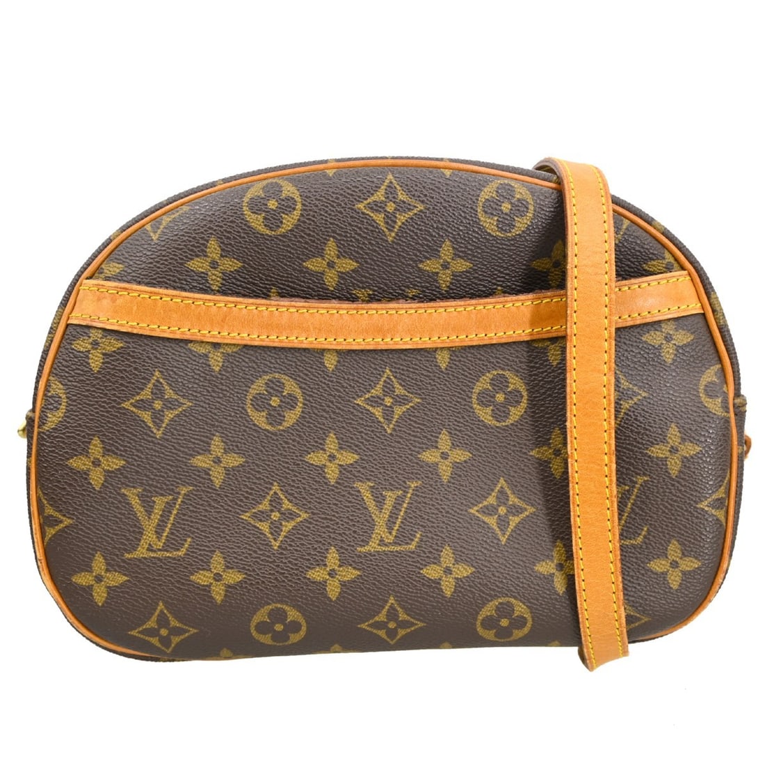 Louis Vuitton Blois Monogram Canvas Crossbody Bag: Louis Vuitton Blois Monogram Canvas Crossbody Bag This Louis Vuitton Monogram Blois crossbody bag features the iconic monogram canvas leather exterior with brown leather accents and an adjustable cros