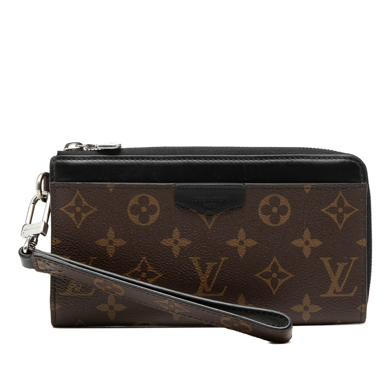 Louis Vuitton Monogram Canvas Zip Wallet with Detachable Strap: Louis Vuitton Monogram Canvas Zip Wallet with Detachable Strap This Louis Vuitton Monogram Dragonne Zippy Wallet features the iconic monogram canvas body with leather trim, complemented by a detachabl
