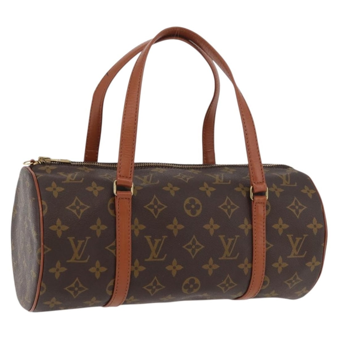Louis Vuitton Papillon Brown Monogram Canvas Handbag: Louis Vuitton Papillon Brown Monogram Canvas Handbag This Louis Vuitton Papillon handbag features the signature monogram canvas in brown, designed for women. Crafted in France, it offers a classic cyl