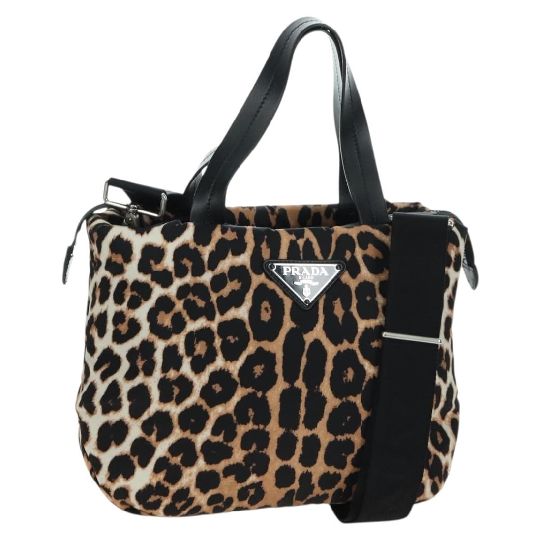 Prada yellow nylon leather handbag with shoulder strap: Prada yellow nylon leather handbag with shoulder strap This Prada hand bag features a vibrant yellow nylon exterior with leather accents, offering both style and versatility. Designed for women, it ca