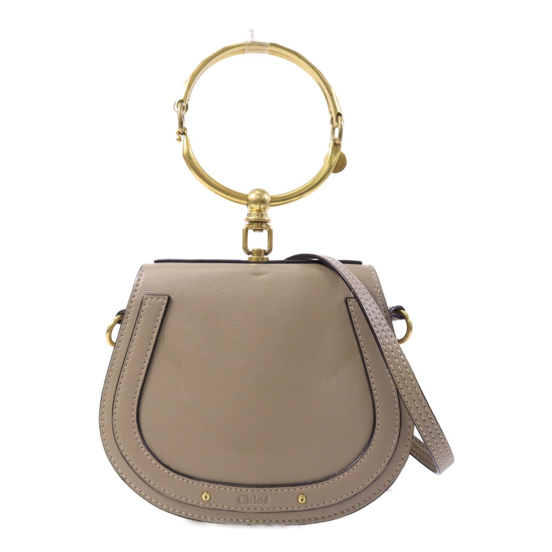 Chloe Nile Gray Calfskin 2 Way Shoulder Bag Small GHW (1 of 18)