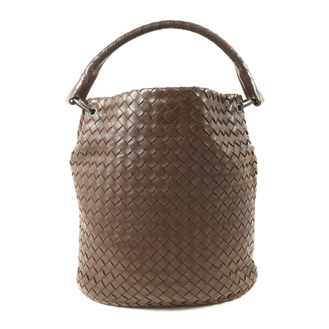 Bottega Veneta Brown Lambskin Shoulder Bag BV 255690 (1 of 18)