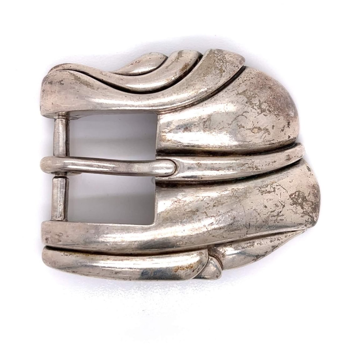 Kieselstein-Cord Sterling Silver Belt Buckle 2.75 inches 24mm (1 of 4)