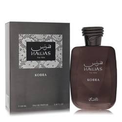 Hawas Kobra Eau De Parfum Spray By Rasasi: Hawas Kobra Eau De Parfum Spray By Rasasi Hawas Kobra Cologne by Rasasi Size: 3.38 oz Eau De Parfum Spray Additional images available upon request. PLEASE NOTE: Framed, Large, or heavy items do not ha