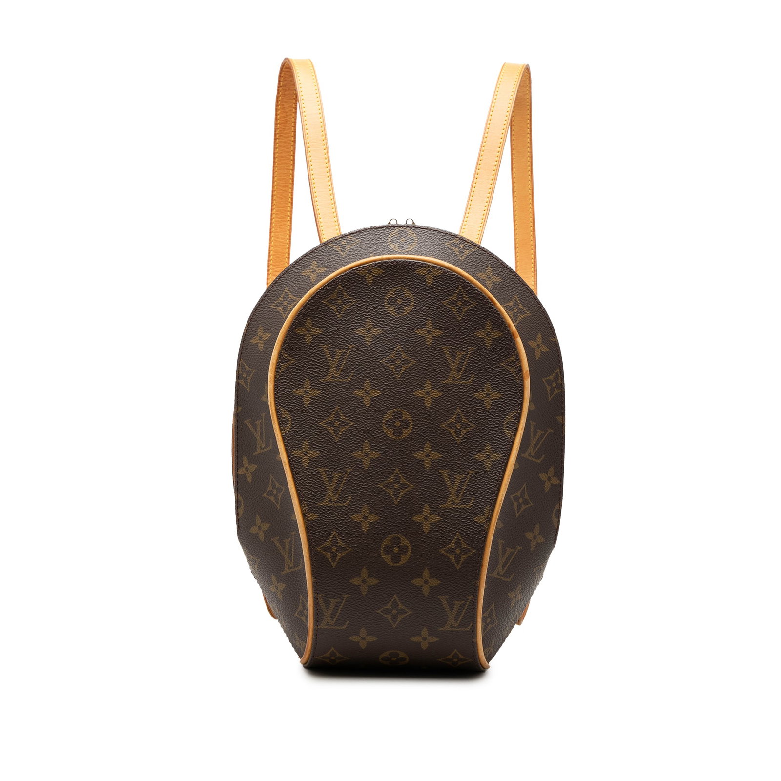 Louis Vuitton Ellipse Monogram Canvas Backpack: Louis Vuitton Ellipse Monogram Canvas Backpack This Louis Vuitton Monogram Ellipse Sac a Dos Backpack features the iconic monogram canvas with vachetta leather trim and adjustable flat vachetta leathe