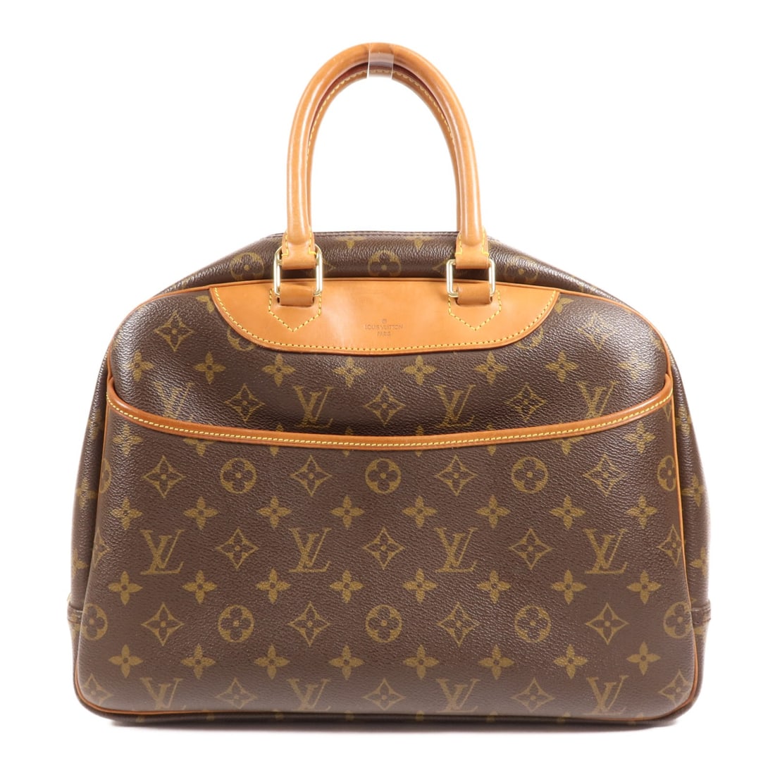 Louis Vuitton Deauville Monogram Brown PVC Coated Canvas Handbag (1 of 15)