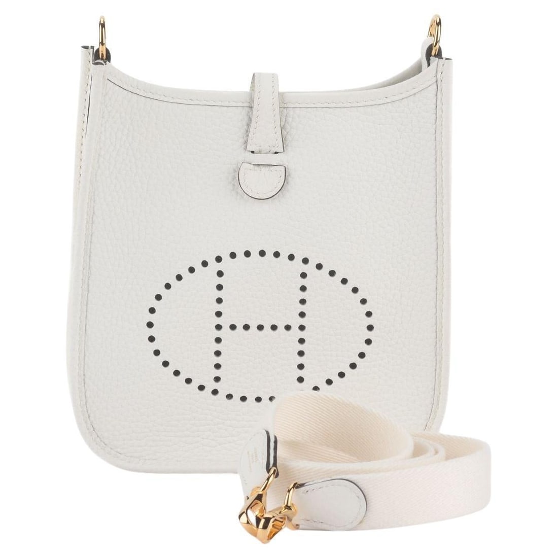 Hermes Evelyne Mini Nata Crossbody Bag with Gold Hardware (1 of 12)