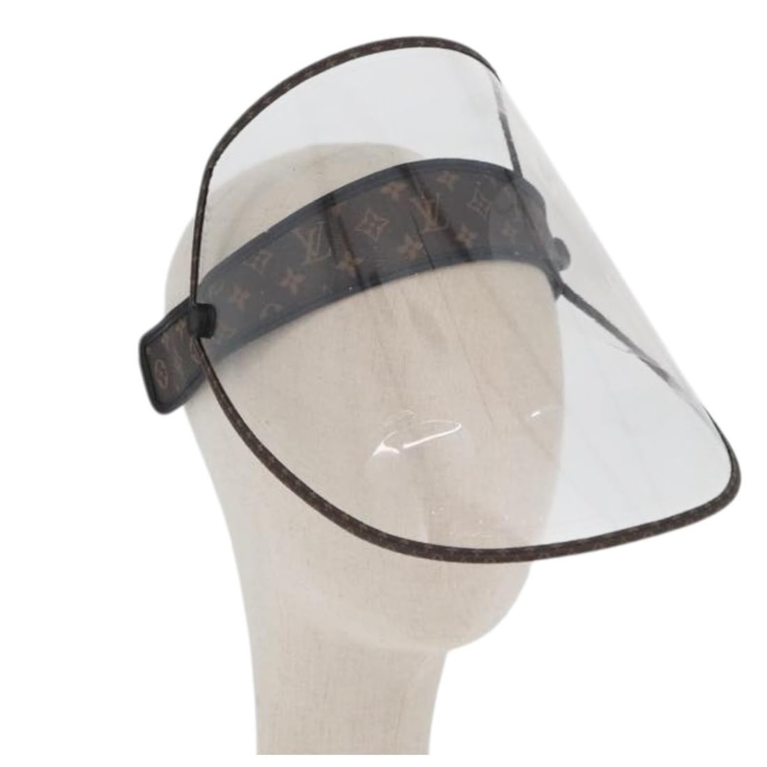 Monogram Canvas Sun Visor for Women Louis Vuitton M76727: Monogram Canvas Sun Visor for Women Louis Vuitton M76727 This Louis Vuitton Monogram Viger LV Shield Sun Visor features the iconic Monogram Canvas design and is designed for women. The visor is in exc
