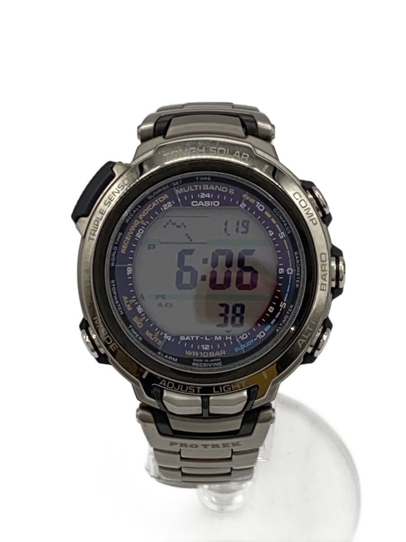 Casio Pro Trek PRX-2000T-7JF Men's Wristwatch: Casio Pro Trek PRX-2000T-7JF Men's Wristwatch This CASIO PROTREK PRX-2000T-7JF men's wristwatch features a durable design with a 4.5 cm case and a 1.8 cm band width. Made in Japan, it is designed for 