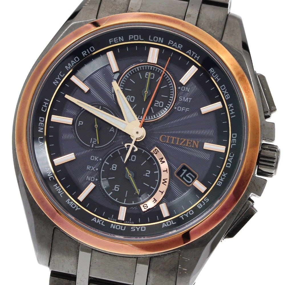 Citizen Attesa Titanium Solar Radio Controlled Men's Wristwatch (1 of 7)