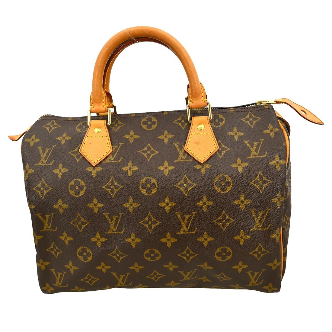 Louis Vuitton Speedy Canvas Brown Handbag 30cm x 21cm x 17cm: Louis Vuitton Speedy Canvas Brown Handbag 30cm x 21cm x 17cm This Louis Vuitton Speedy Handbag features the classic monogram canvas design in brown. Crafted for women, it is made in France and showcas