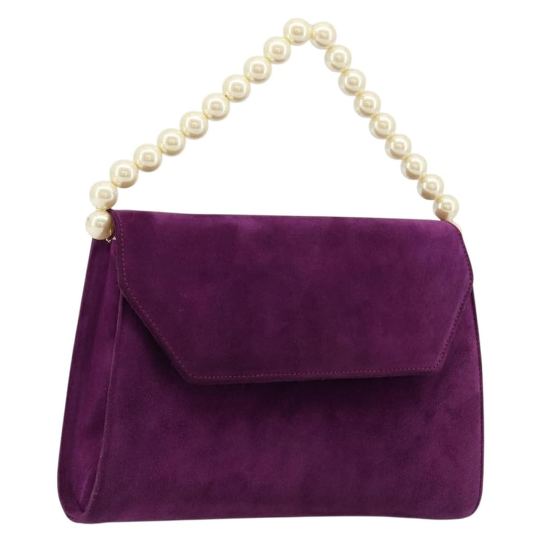Salvatore Ferragamo Purple Gold Suede Women Handbag Italy Dust Bag: Salvatore Ferragamo Purple Gold Suede Women Handbag Italy Dust Bag This Salvatore Ferragamo handbag is crafted from purple suede with gold accents and features a structured silhouette. Designed for wo