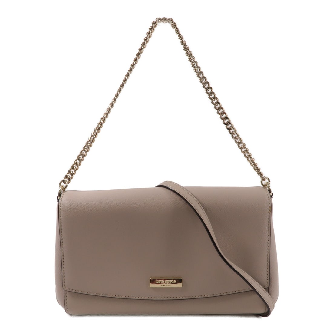 Kate Spade Pink Calfskin 2 Way Shoulder Bag GHW: Kate Spade Pink Calfskin 2 Way Shoulder Bag GHW This Kate Spade 2-way shoulder bag is crafted from pink calfskin leather, offering both style and versatility. Designed for women, it features a compact