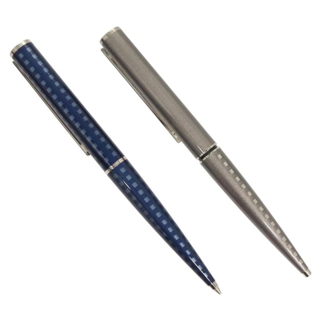 Louis Vuitton Jetligne blue metal ballpoint pen with box: Louis Vuitton Jetligne blue metal ballpoint pen with box This Louis Vuitton Jetligne ballpoint pen features a sleek blue metal design and is crafted in France. The pen has a total length of approximat