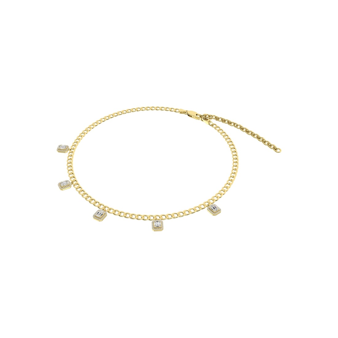 14K Yellow Gold Diamond 1 1/4 Ct.Tw. Cuban Necklace: 14K Yellow Gold Diamond 1 1/4 Ct.Tw. Cuban Necklace 14k Yellow Gold Stone Color: G-h Stone Clarity: I1 Unless otherwise specified, pendants that include a chain are paired with our standard 18-inch le