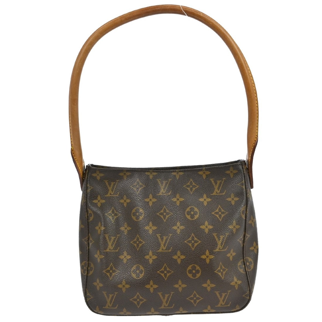Louis Vuitton Monogram Looping Canvas Handbag: Louis Vuitton Monogram Looping Canvas Handbag This Louis Vuitton Monogram Looping Handbag features the iconic monogram canvas in brown, designed for women. Made in France, the bag shows visible signs 