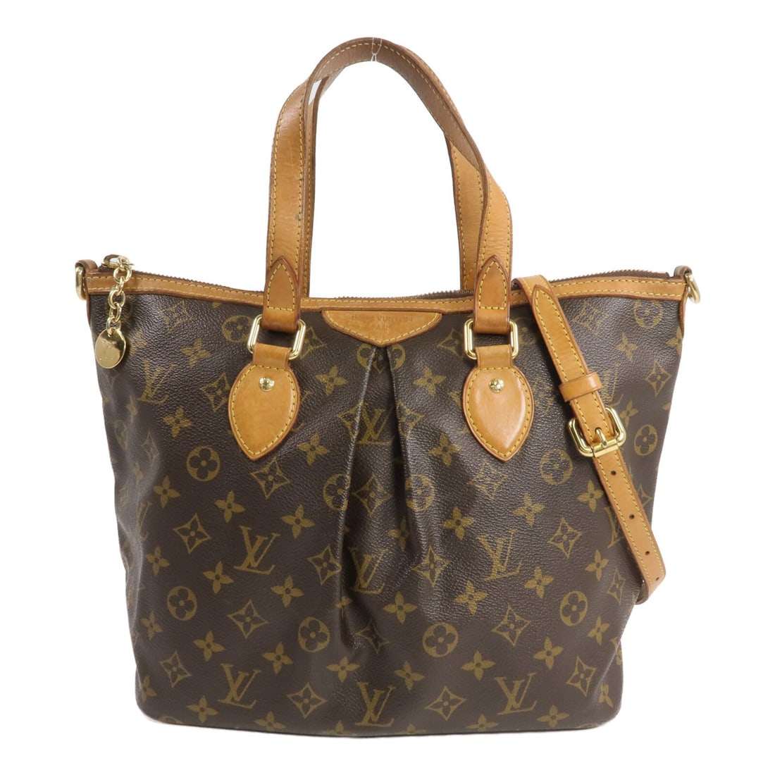 Louis Vuitton Palermo PM Monogram Brown 2 Way Shoulder Bag GHW (1 of 18)