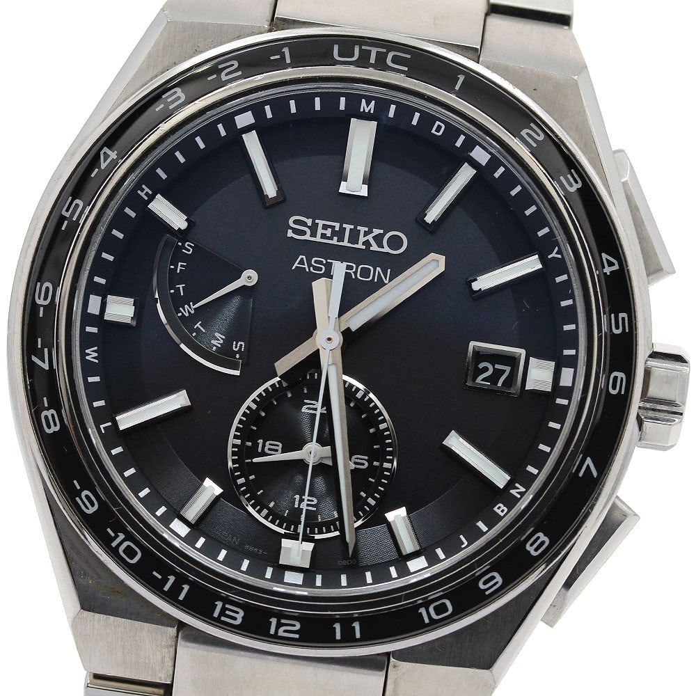 Seiko Astron Nextar Titanium Solar Radio Controlled Men's Watch SBXY039 (1 of 7)