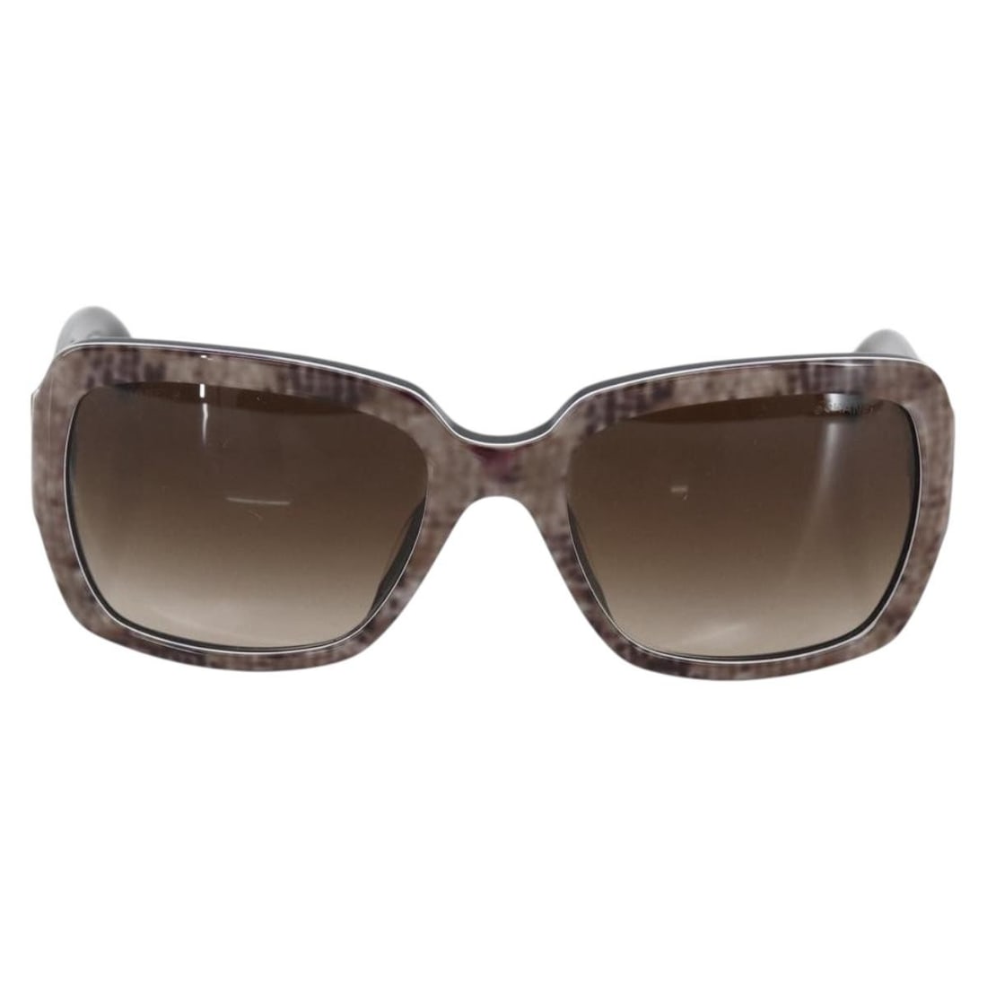Beige Plastic Chanel CC Logo Sunglasses for Women: Beige Plastic Chanel CC Logo Sunglasses for Women This pre-owned pair of Chanel Logo CC sunglasses features a beige plastic frame and is designed for women. The sunglasses are made in Italy and remain