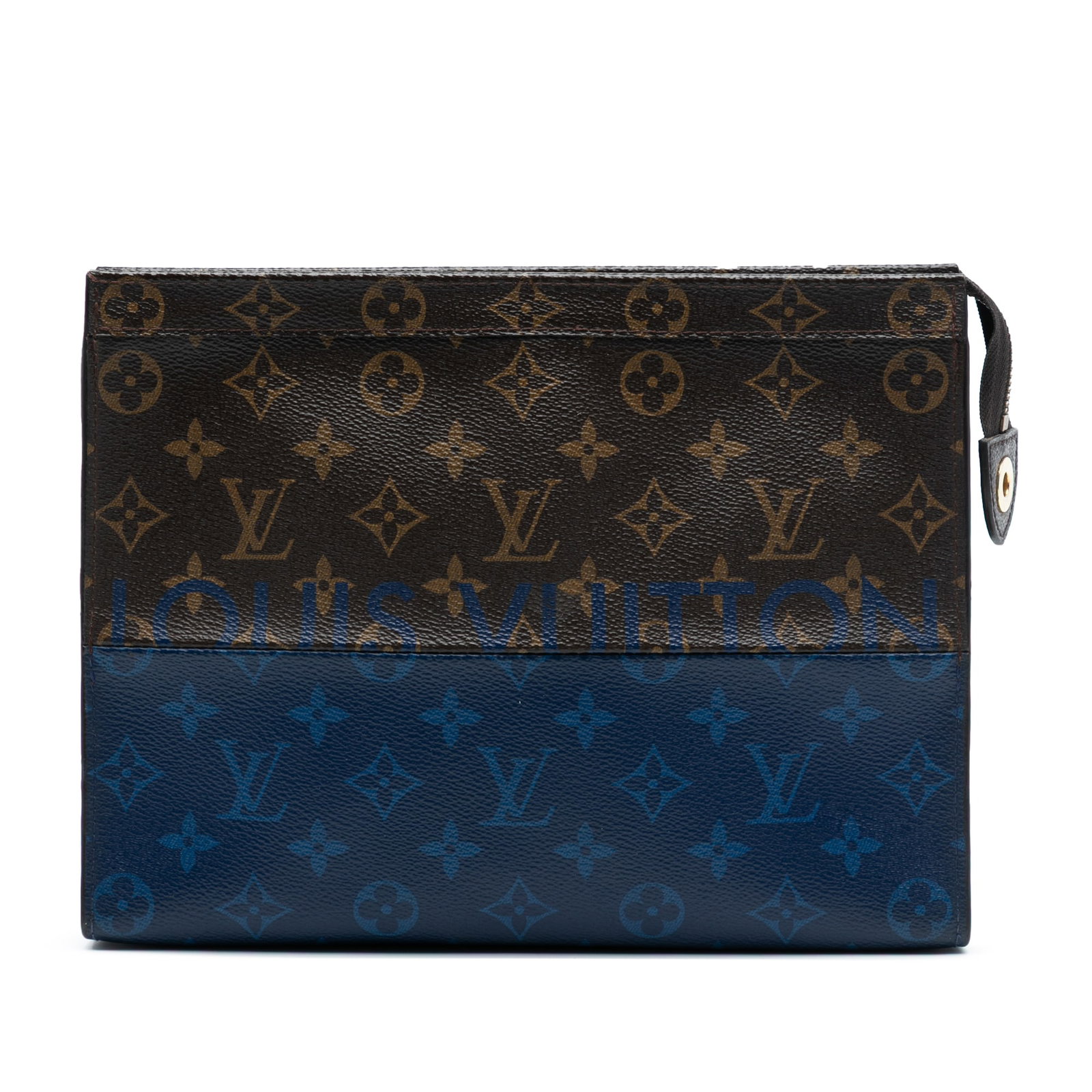 Louis Vuitton Pochette Voyage MM Monogram Pacific Split Canvas Clutch: Louis Vuitton Pochette Voyage MM Monogram Pacific Split Canvas Clutch This Louis Vuitton Monogram Pacific Split Pochette Voyage MM features a monogram canvas body with a top zip closure and interior s