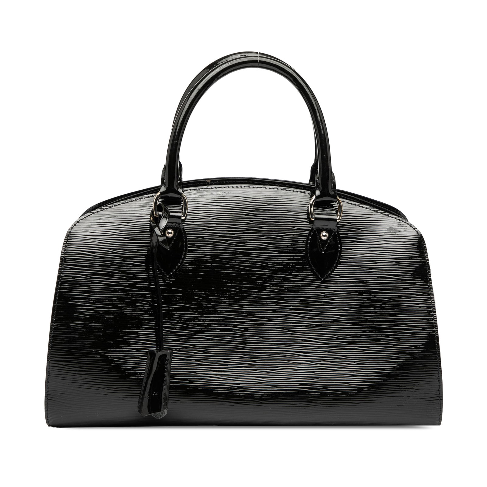 Louis Vuitton Electric Epi Pont Neuf PM Black Leather Bag: Louis Vuitton Electric Epi Pont Neuf PM Black Leather Bag The Louis Vuitton Electric Epi Pont Neuf PM is a stylish handbag crafted from durable epi leather, featuring rolled leather handles and a secu