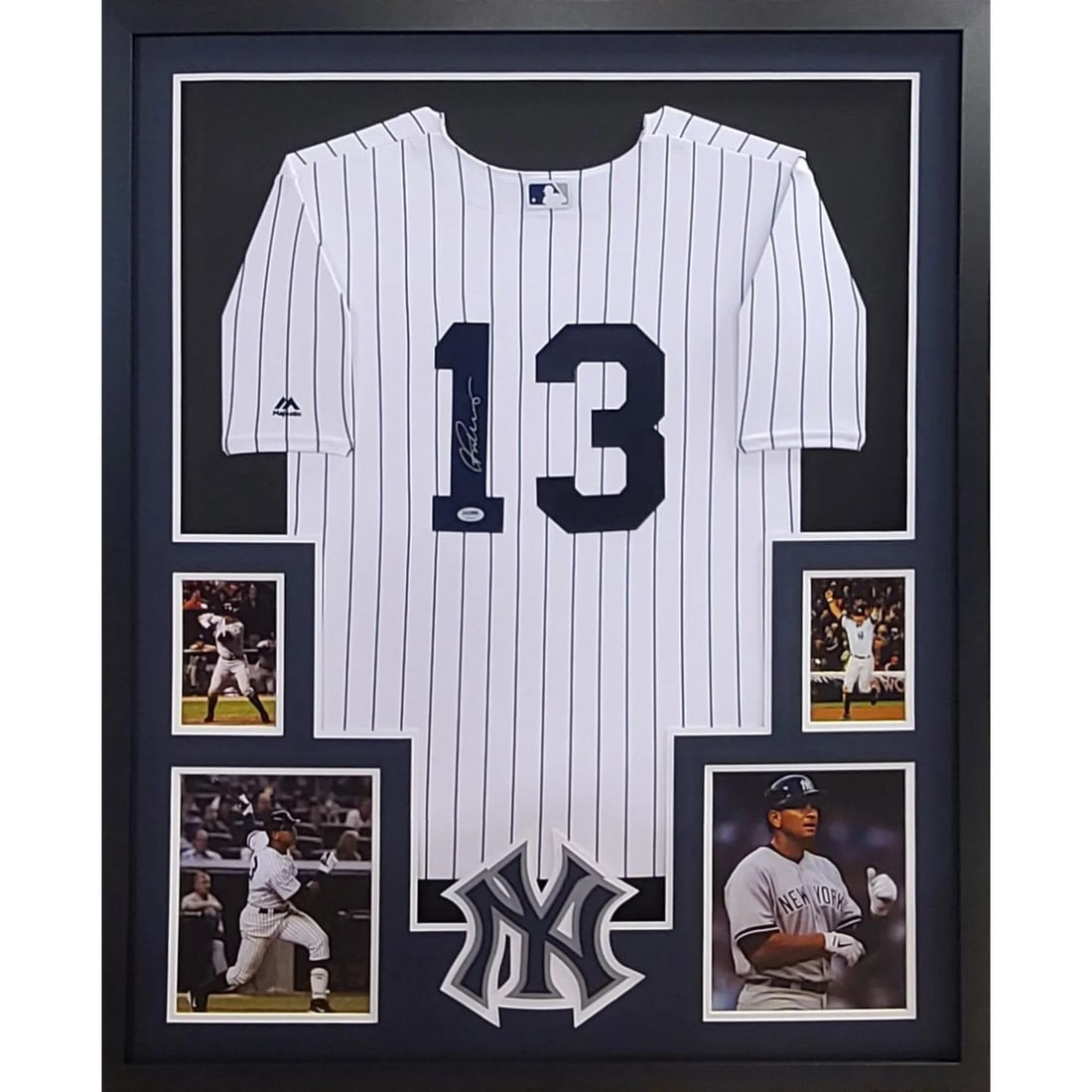 Alex Rodriguez Signed Framed Jersey PSA/DNA New York Yankees: Alex Rodriguez Signed Framed Jersey PSA/DNA New York Yankees This is an autographed Alex Rodriguez framed jersey, an impressive piece for any New York Yankees fan. The jersey is authenticated by PSA/D